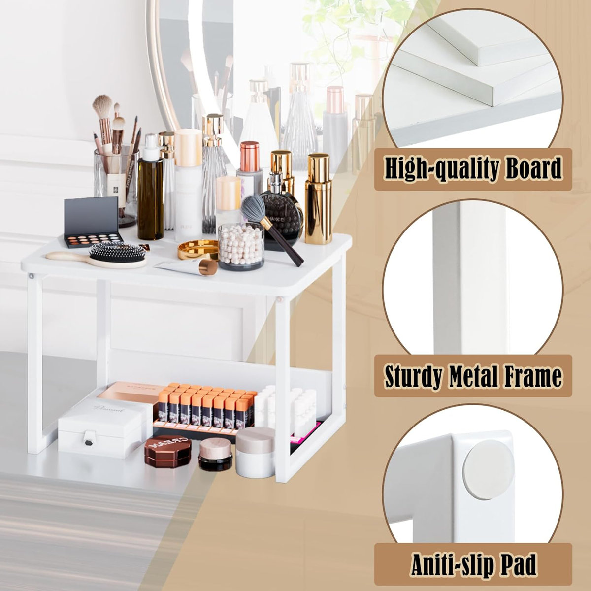 Kitchen Countertop Organizer Cabinet Shelf